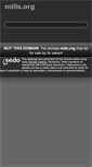 Mobile Screenshot of mills.org
