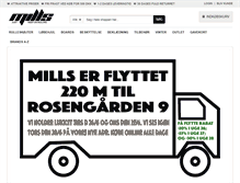 Tablet Screenshot of mills.dk